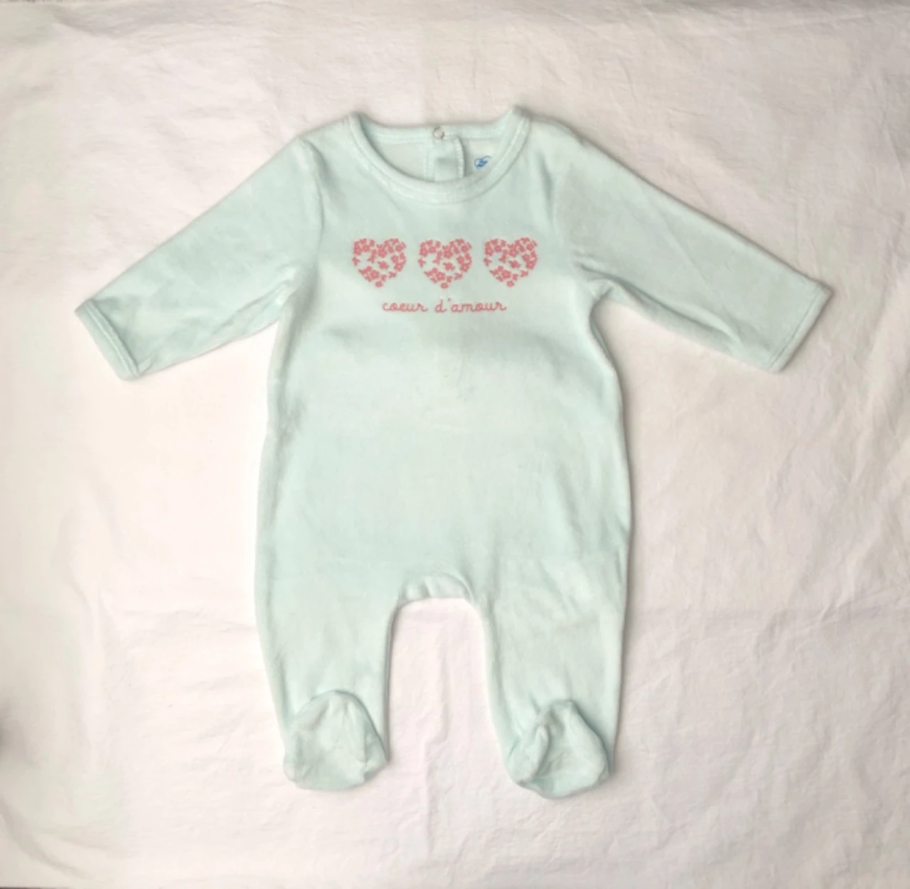 Children's Words Velvet Pajamas 6 months – photo 2